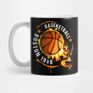 Graphic Basketball Name Boston Classic Styles Mug